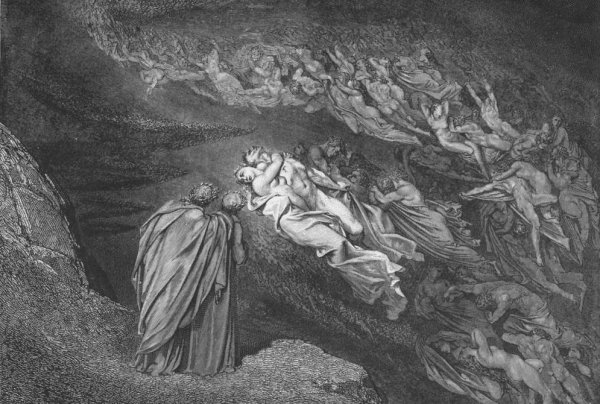 Gustave Doré: Paolo and Francesca (1861)
